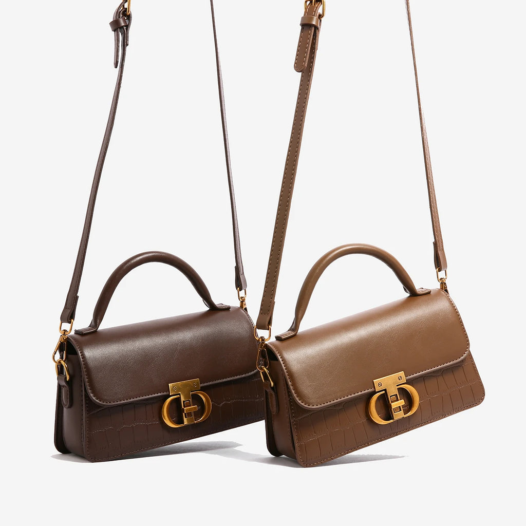 Small Leather Armpit Bags for Women, Chain Shoulder, Crossbody Bag,