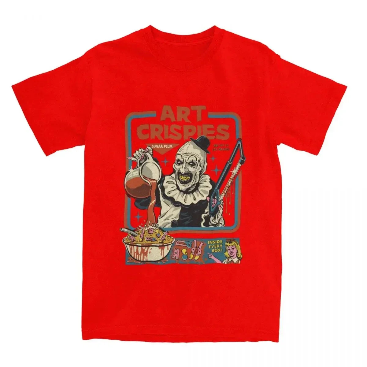 Art Crispies Terrifier Clown Shirt Apparel Men Women's Pure Fashion