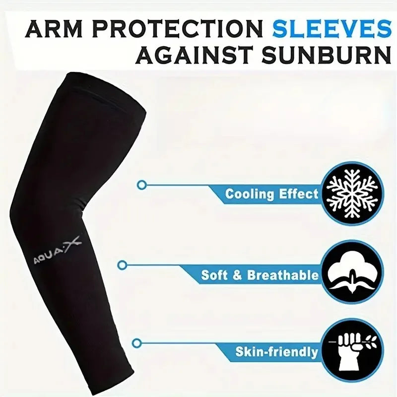 3 Pair of Breathable Sun Protection Sleeves - Breathable & UV