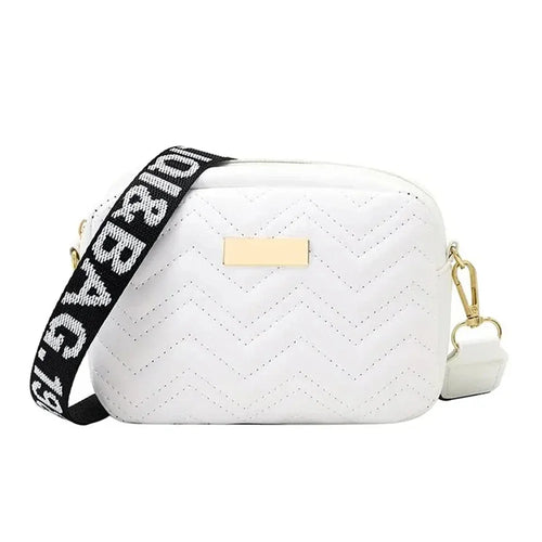 1Pcs Messenger Bag for Women Trend Lingge Embroidery Camera Female