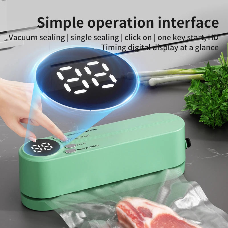 2025 Mini Wireless Vacuum Sealing Machine, USB Home Fully Automatic