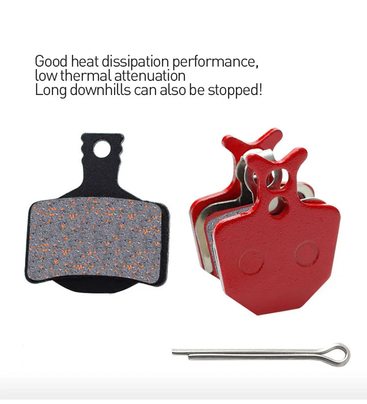 2 Pairs (4 pcs) MTB Bicycle Hydraulic Disc Brake Pads For SHIMANO SRAM