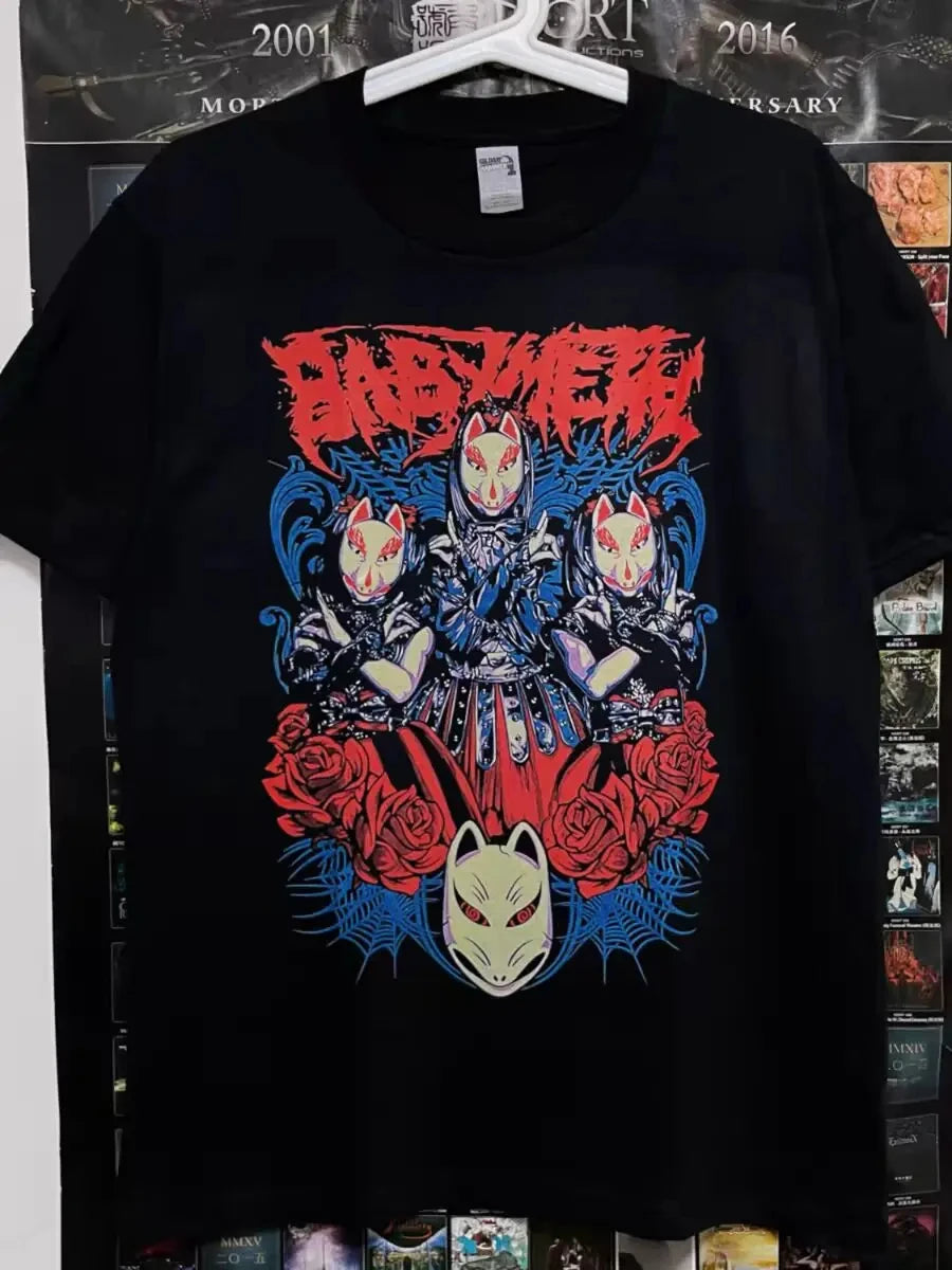 Babymetal Japan Band T Shirt Men Women's Hip-hop Rock Band Casual