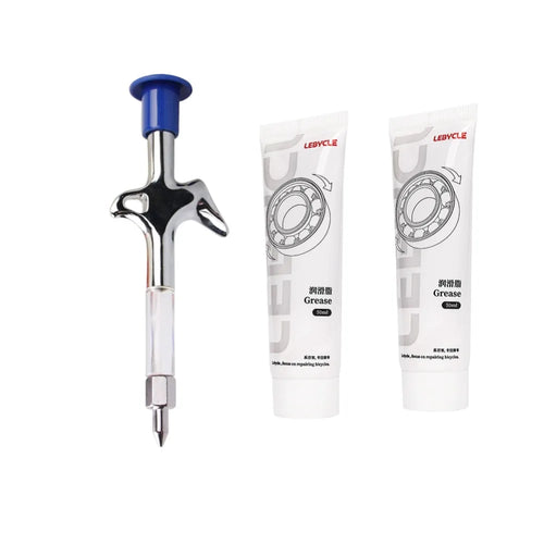 Bicycle Aluminum Grease Gun Aluminum Alloy MTB Bike Ball Bearing Hub