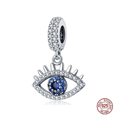 925 Sterling Silver Chameleon Luminous Firefly Butterfly Charms Beads