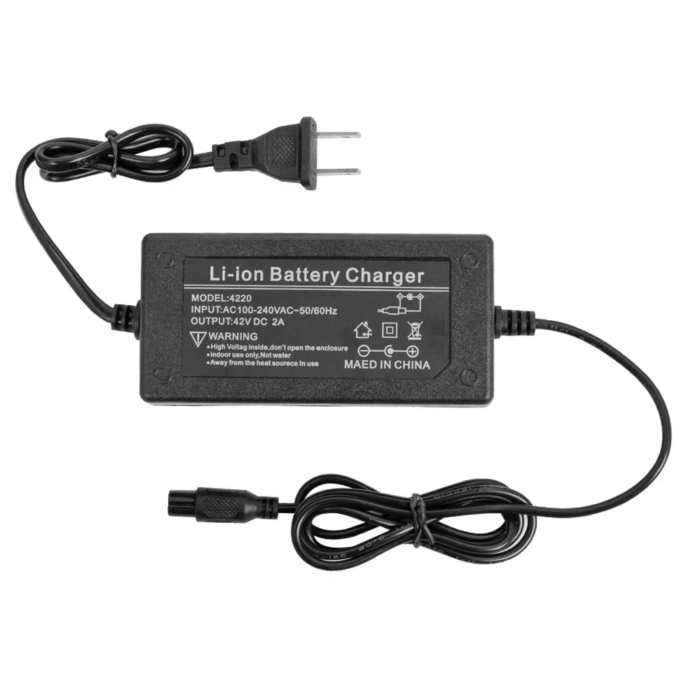 Battery Charger for Ebike Hoverboard 42v 2A Lithium Electric E Bike