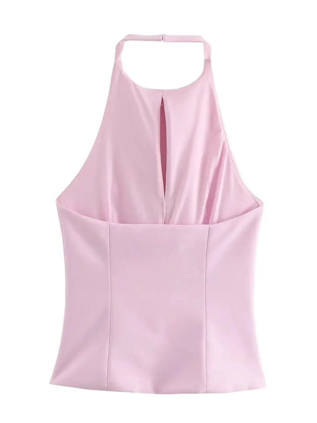 XNWMNZ Women's Fashion 2024 Bows halter Neck Top Women High Street