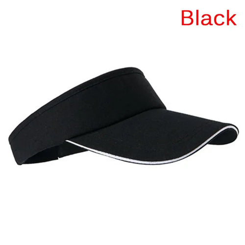 1 Pc Adjustable Universal Solid Color Sun Visor Sport Golf Tennis