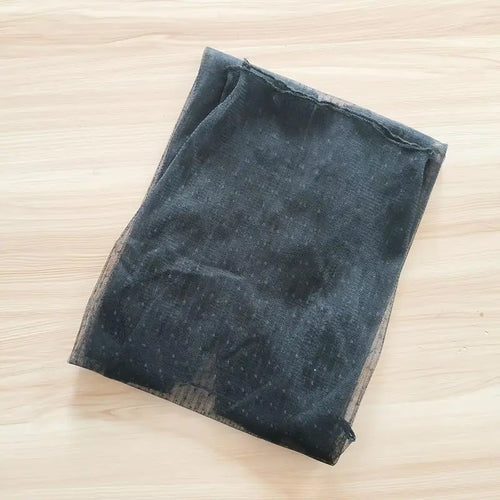 Spring Summer Women Sexy Black Mesh Tops Bottoming T Shirts