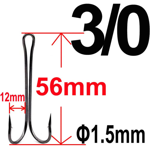 20 pcs with Box Long Shank Double Hook Weedless Fishing hook Fly Tying