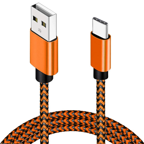 USB Type C Cable Date Sync 2.4A Fast Charging Nylon Braided Wire