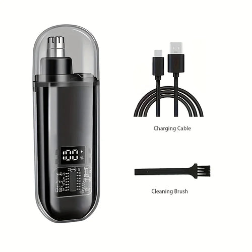 Suitable for men, USB charging nose and ear hair trimmer portable