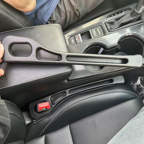 2Pcs Car Seat Gap Filler Seat Crevice Storage Box Bag Between Seats
