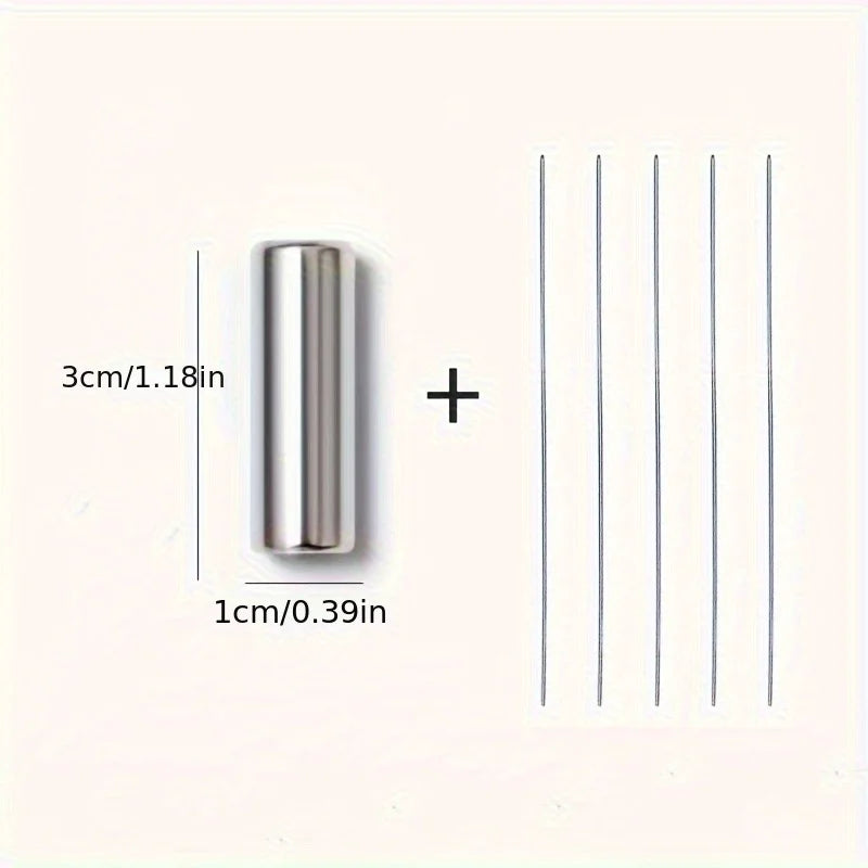 6 Pcs Cat Eye Nail Magnet Set with Flexible Iron Wire For Creating