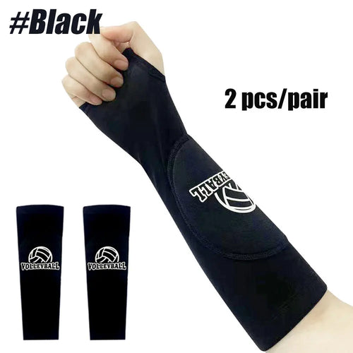 1Pair Volleyball Arm Sleeves Passing Forearm Sleeves with Protection
