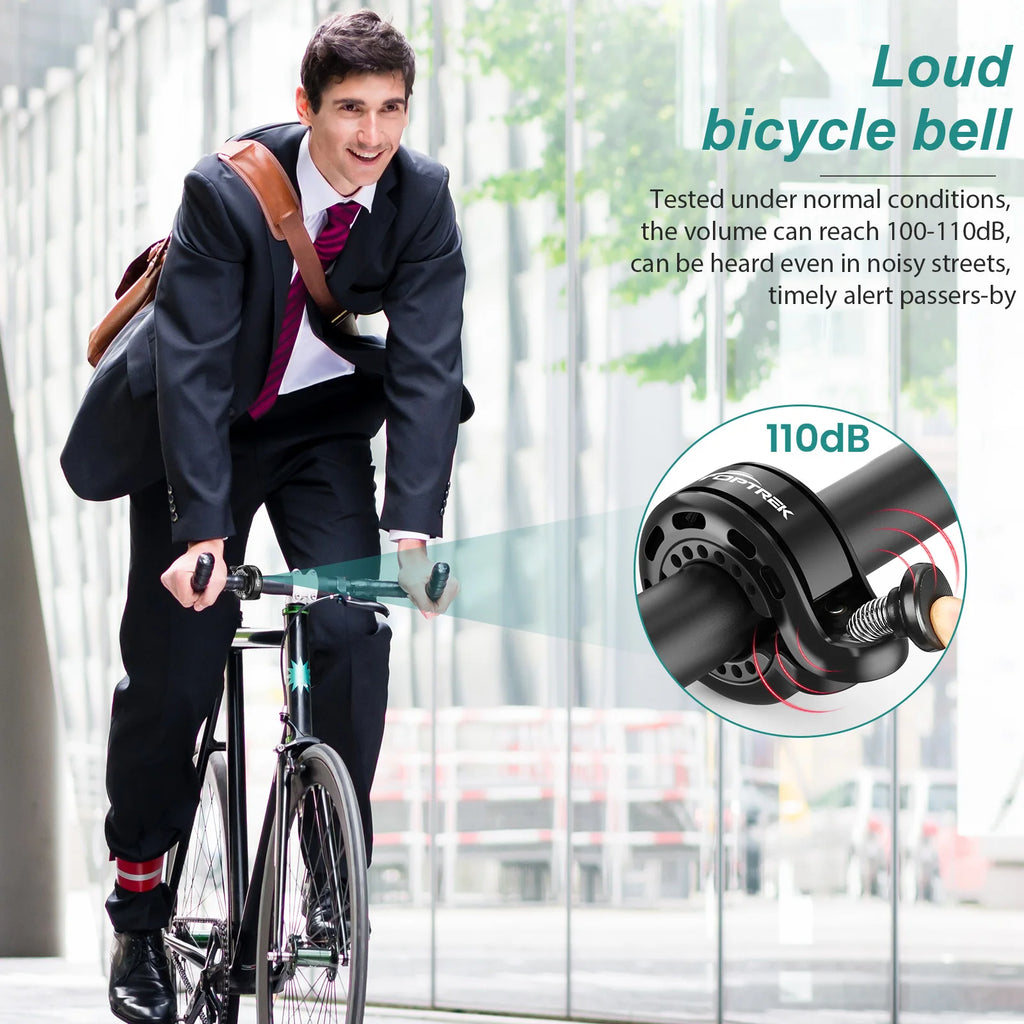 2025 New Upgrade Bicycle Bell 110dB Bell Loud Bicycle Horn Innovative