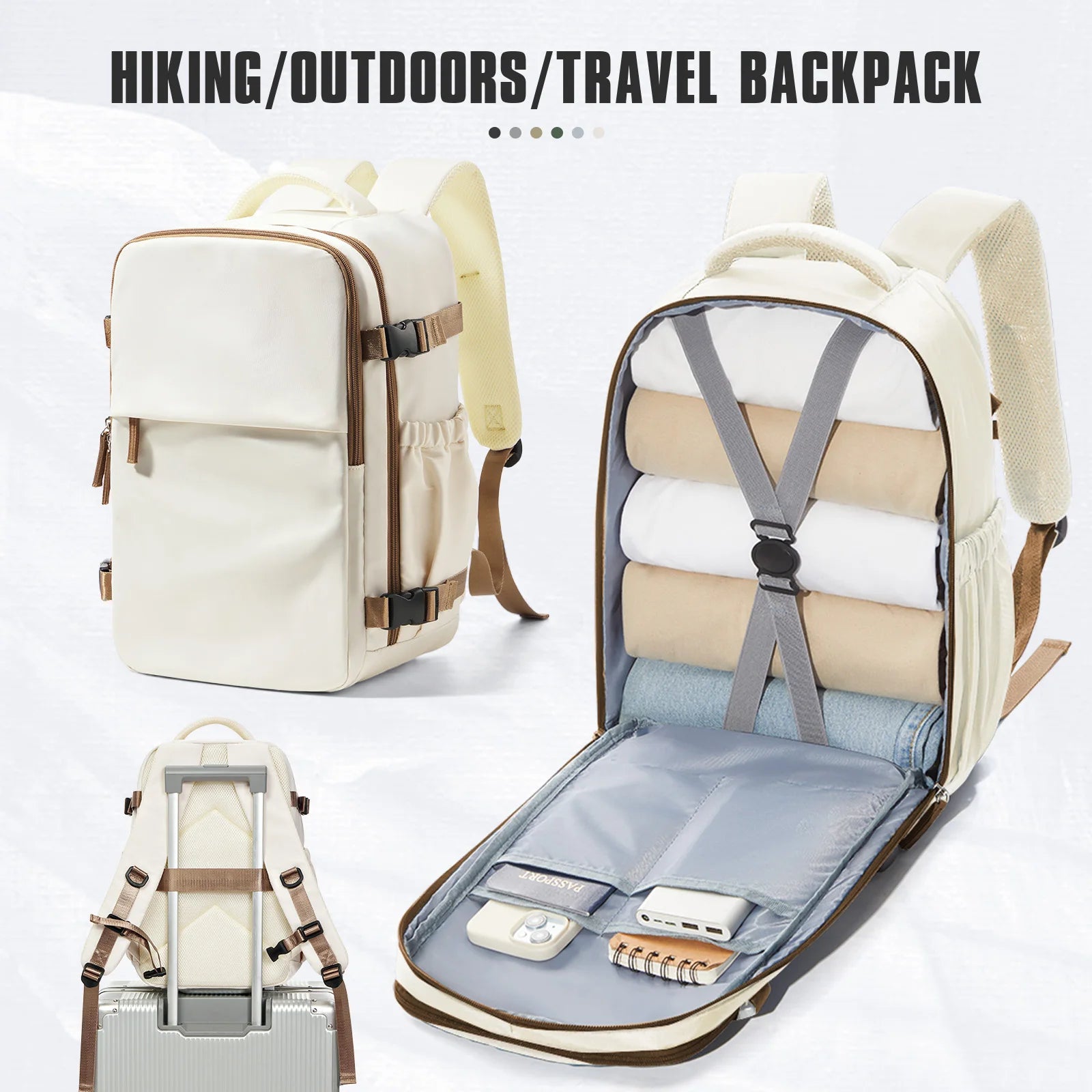 Cabin Airplane Travel Backpack 40x30x20, Hand Luggage Cabin Backpack