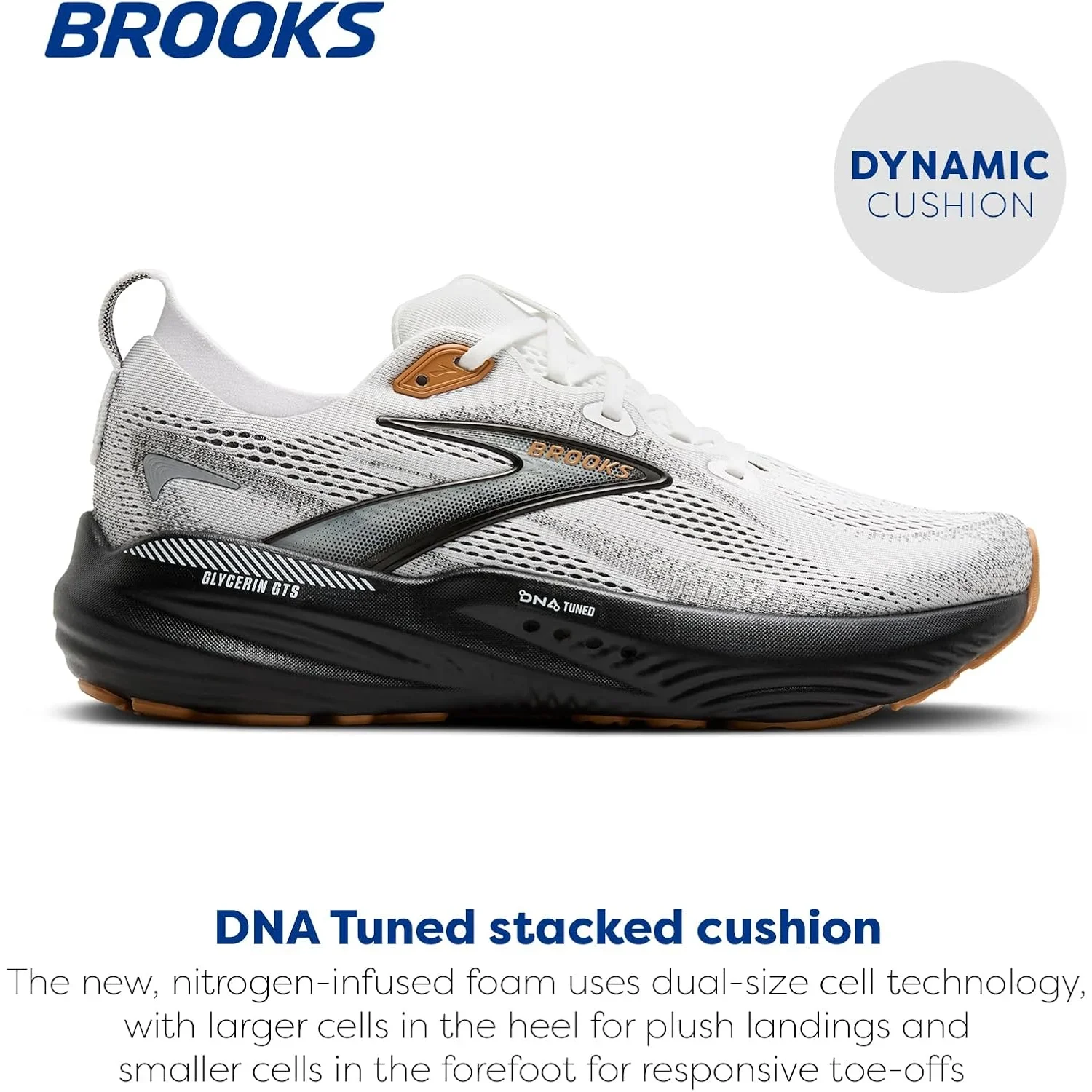 Brooks Men’s Glycerin GTS 22 Supportive Running Shoe