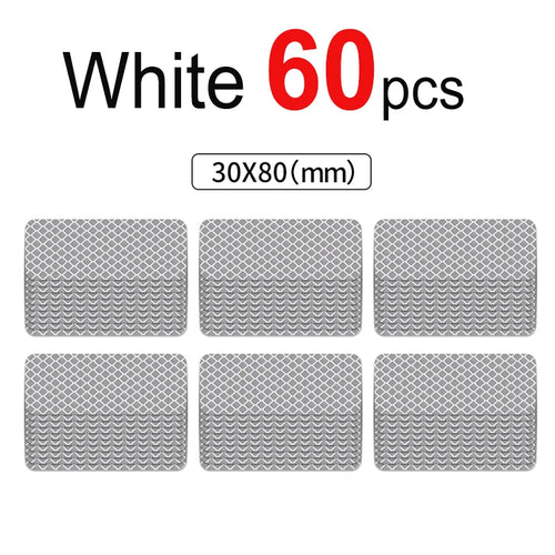 10~60pcs Bicycle Reflective Stickers Secure 30x80mm Warning Strip Car