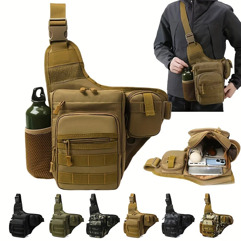 Waterproof Fishing Shoulder Bag Outdoor Sports Cycling Crossbody Chest