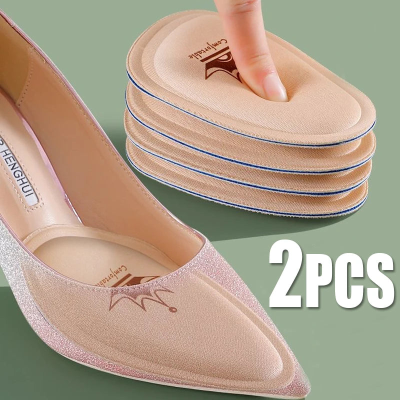 Women Forefoot Pad Pain Relief Insert Half Size Insoles Non-slip