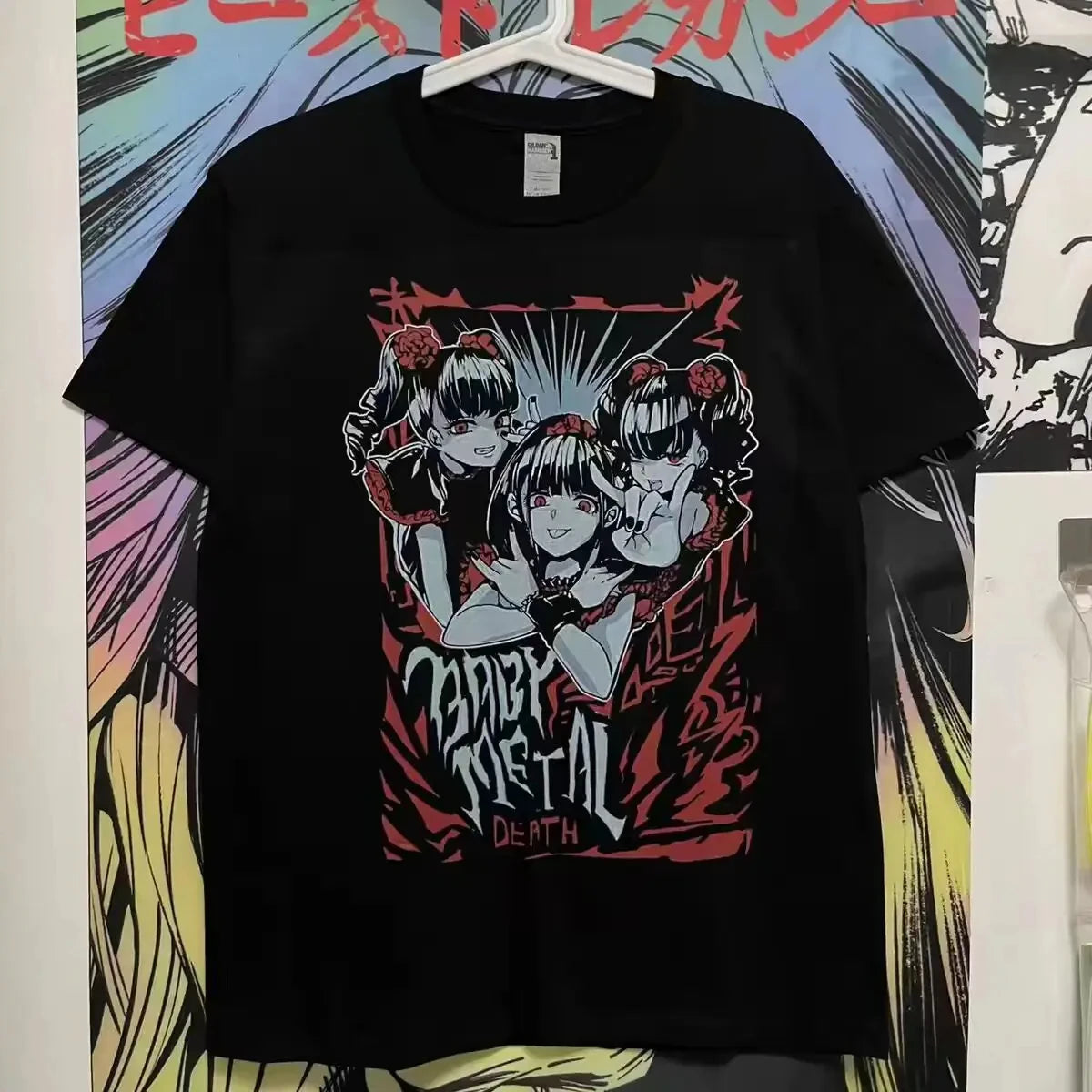 Babymetal Japan Band T Shirt Men Women's Hip-hop Rock Band Casual