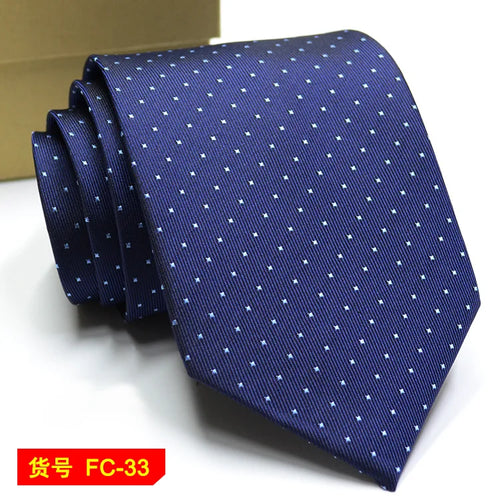 67 Styles Men's Ties Solid Color Stripe Flower Floral 7-8cm Jacquard