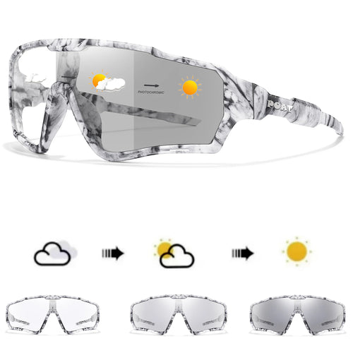 POAT Brand Men Women MTB Bike Bicycle Photochromic Eyewear Cycling