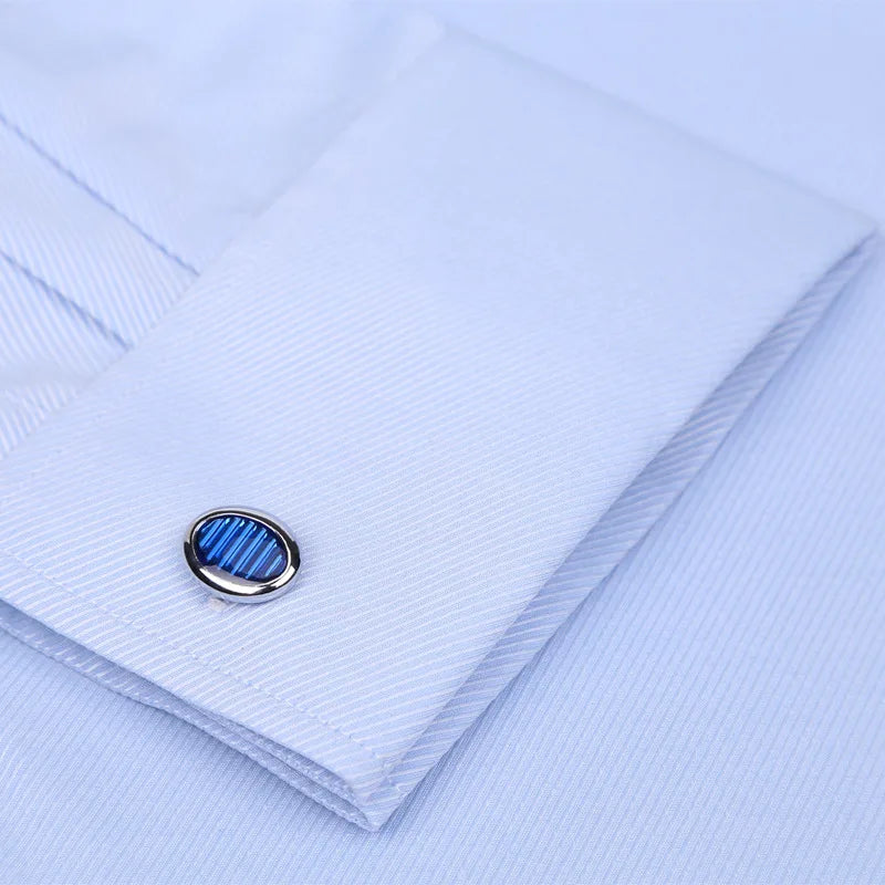 Men's Classic French Cuffs Social Dress Shirt Formal Business