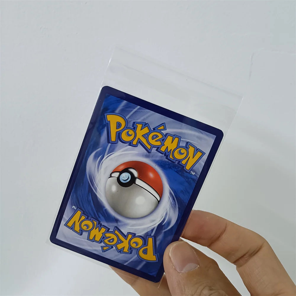 100Pcs 65X90mm Clear Card Sleeves TCG Trading Cards Protector Tarot