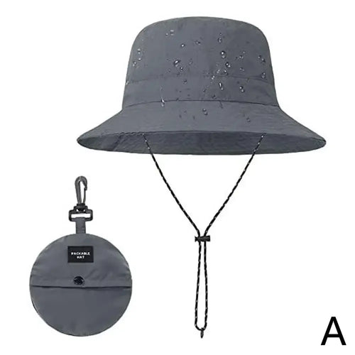 Waterproof Fisherman Hat Women Summer Sun Anti-UV Protection Camping