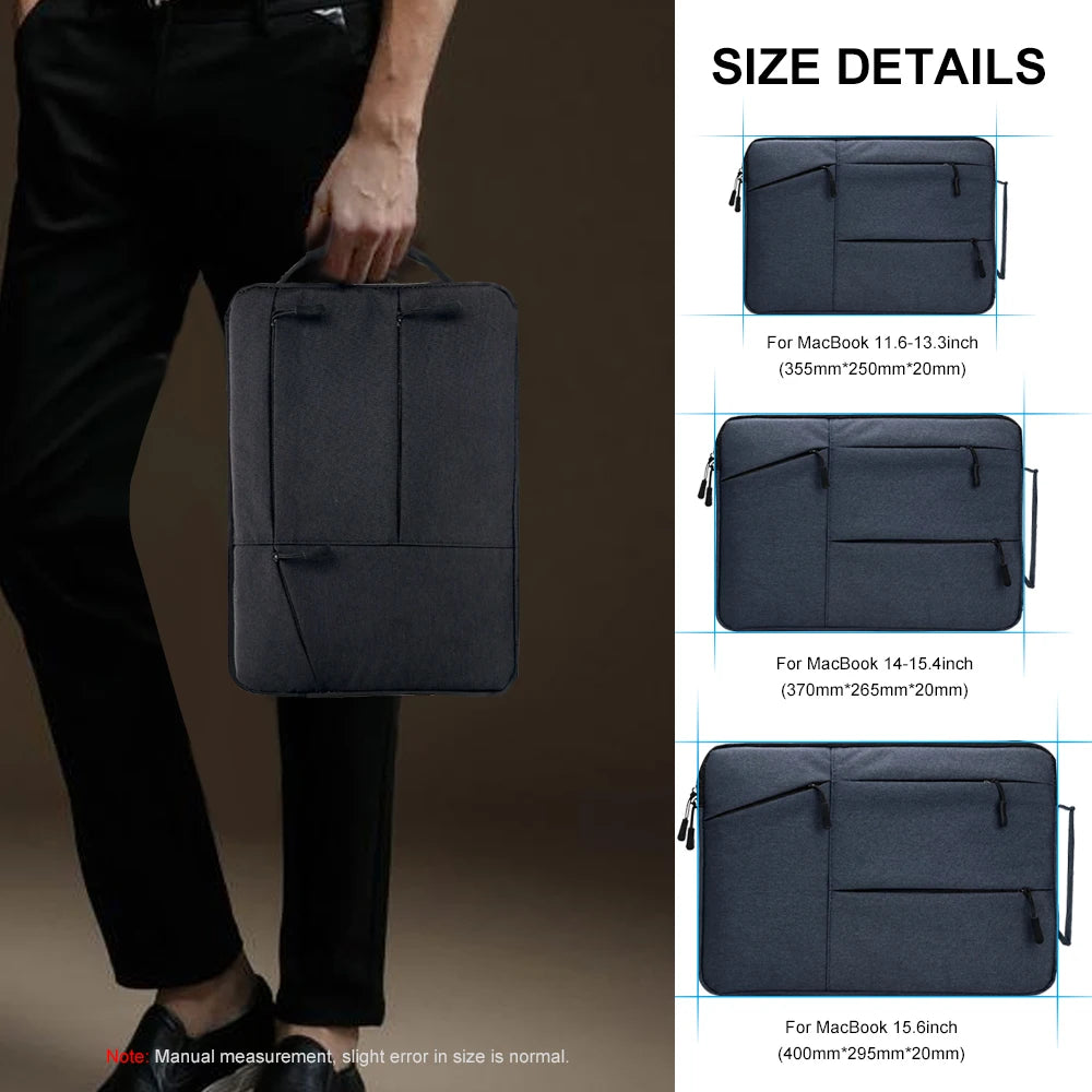 Laptop Bag Sleeve For Macbook Air M1 Mac Book Pro M2 M3 Lenovo iPad 13