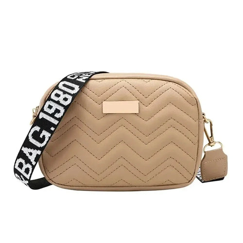 1Pcs Messenger Bag for Women Trend Lingge Embroidery Camera Female