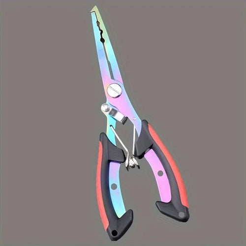 1pc Multi-functional Fishing Pliers, Stainless Steel Line Cutter,
