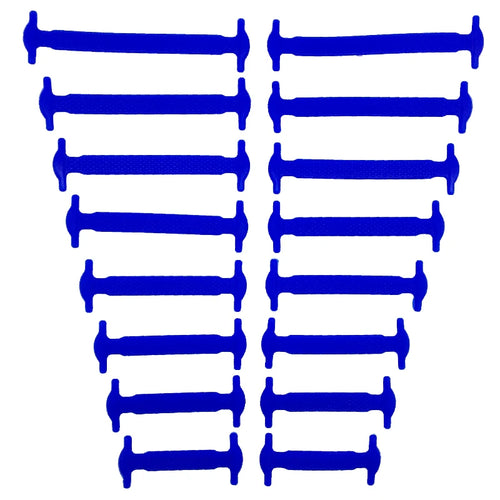 16pcs/lot Silicone Shoelaces No Tie Shoelaces 12 colors Elastic Lace