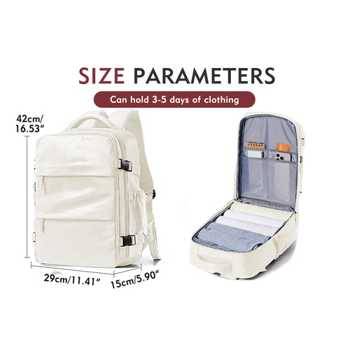 Waterproof Backpacks Travel Backpack Airplane Cabin 45x36x20 Easyjet