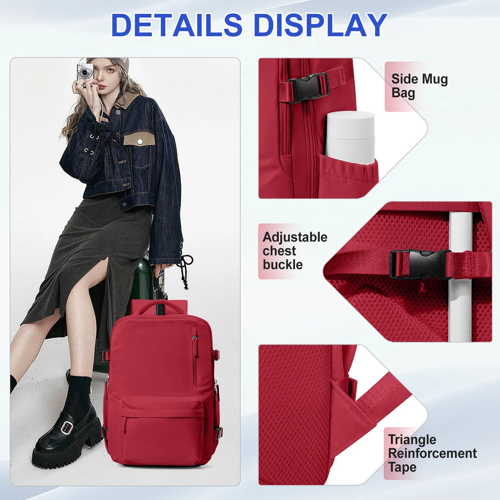 Airplane Approved Backpack for Women Travel Backpack Large Capacity