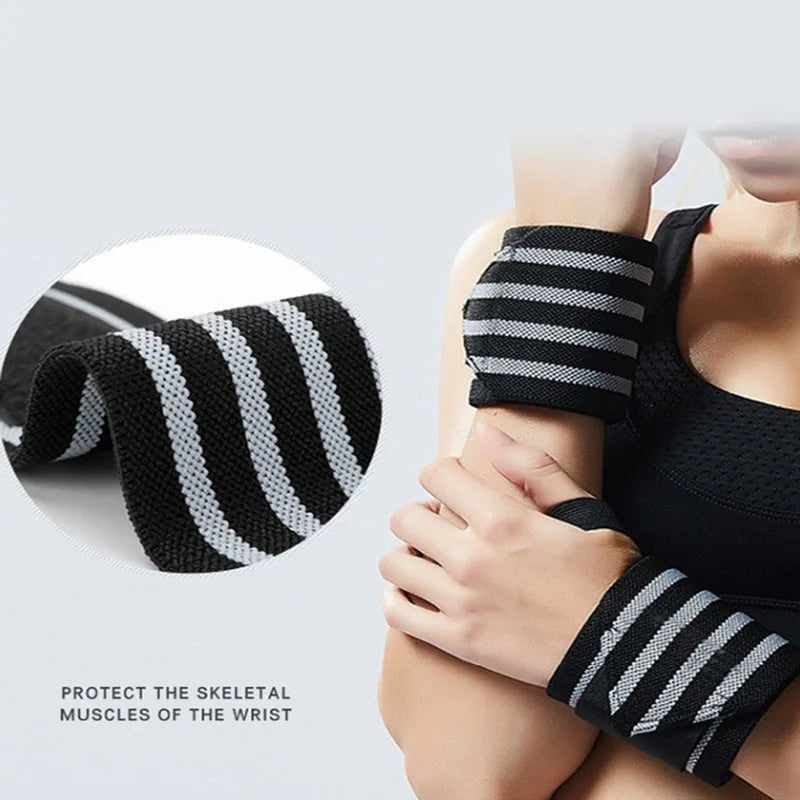 1/2PCS Wristband Wrist Support Brace Straps Extra Strength Weight
