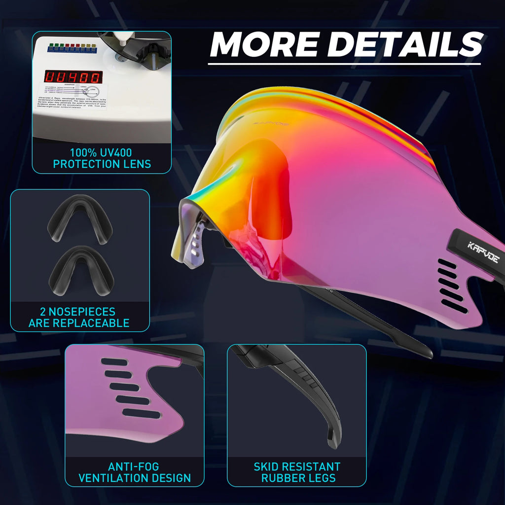 Outdoor Sports Men Women Photochromic Sunglasses Road Mountain Bicycle