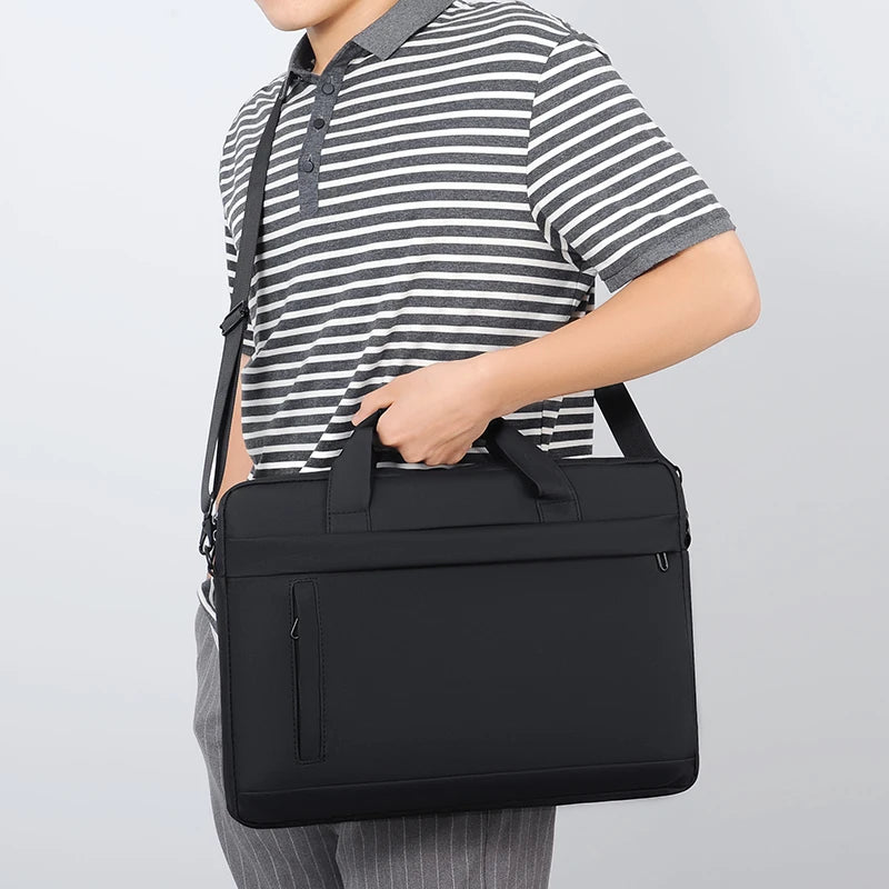 Laptop Tote Bag, Business Briefcase, Adjustable Shoulder Straps,