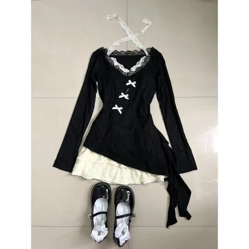 American Style Vintage 2 Piece Set Spicy Girl Sexy Sleeveless Mini