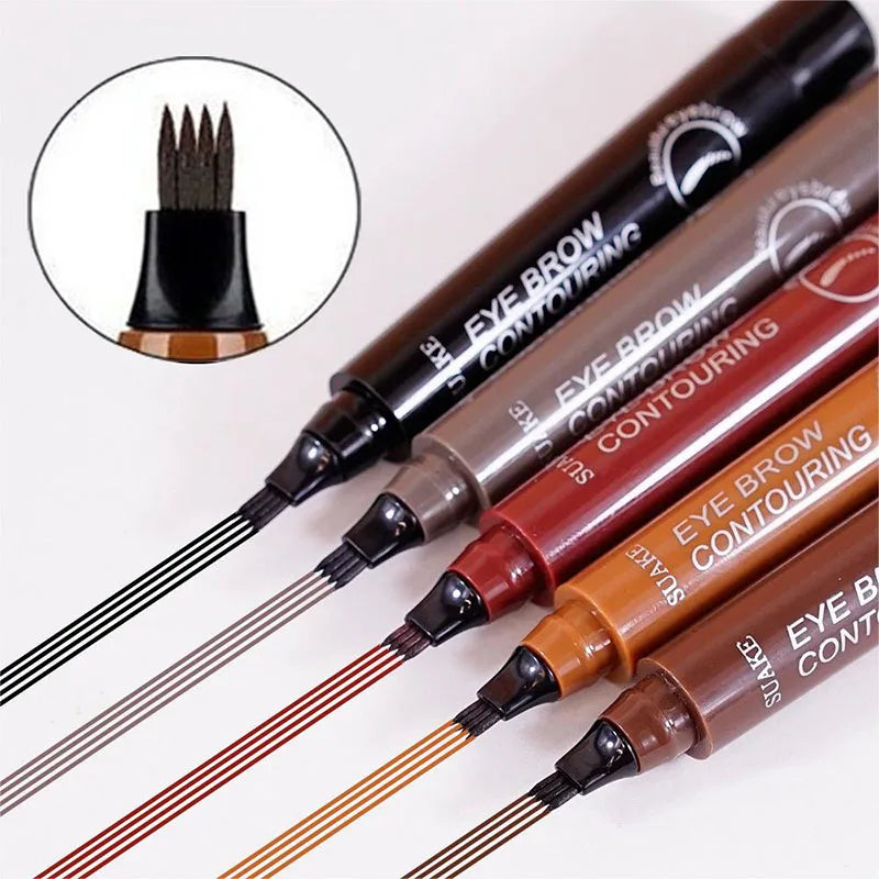 4 Point Eyebrow Pencil Maquillajes Para Mujer Waterproof Liquid