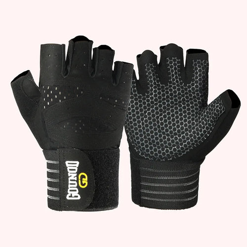 GOUNOD Weightlifting Gloves Wristband Support Breathable Anti-Slip
