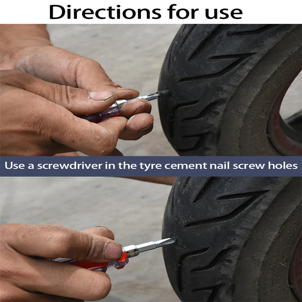 10/20/30pcs Car Vacuum Tyre Repair Nail Set Motorcycle Tire Puncture