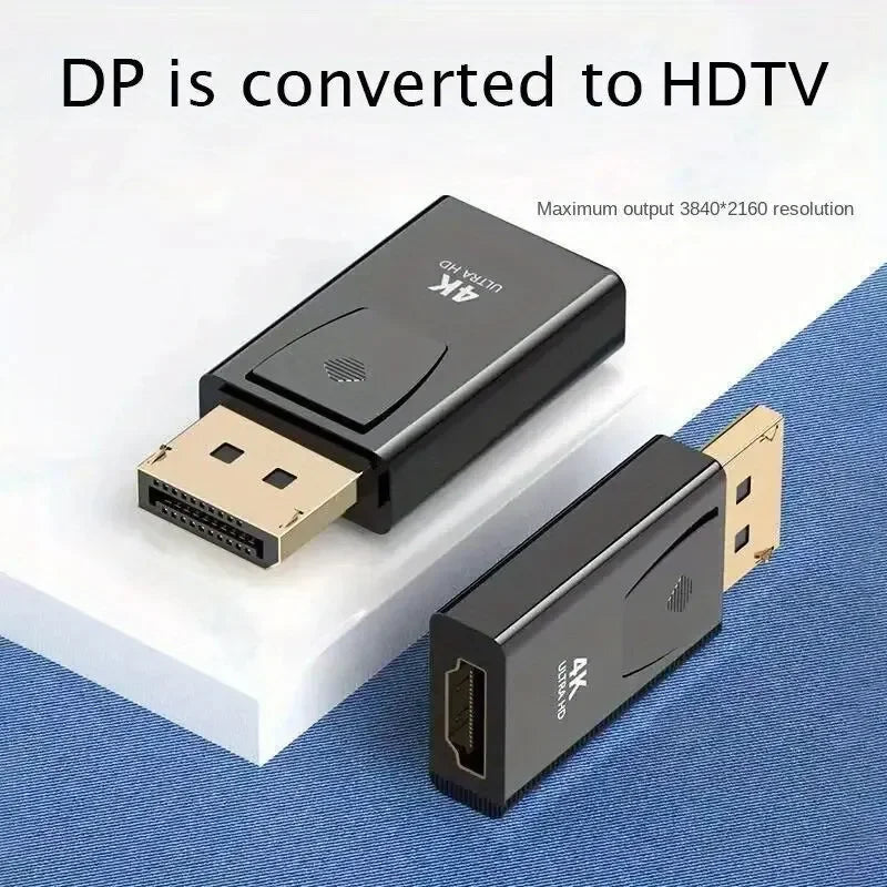4K DisplayPort to HDMI-Compatible Adapter DP Male to Female