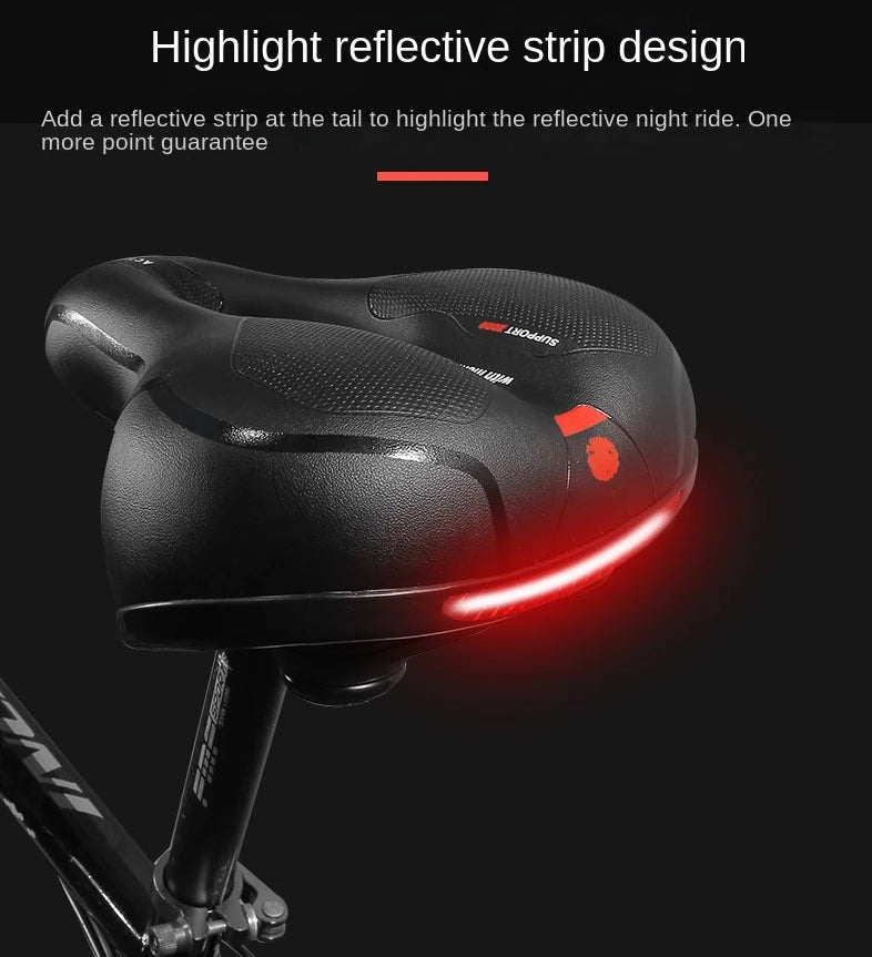 Hollow Breathable Bicycle Saddle Men Women MTB Road Bike Saddle Shock