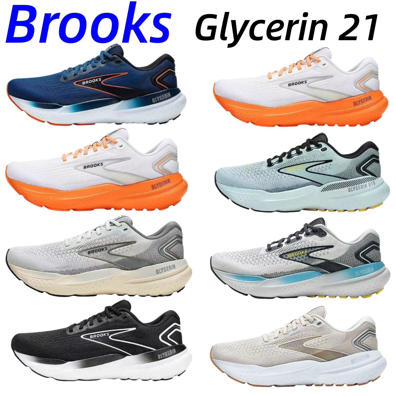 Brooks Men’s Glycerin 21 Neutral Running Shoe Provides Premium