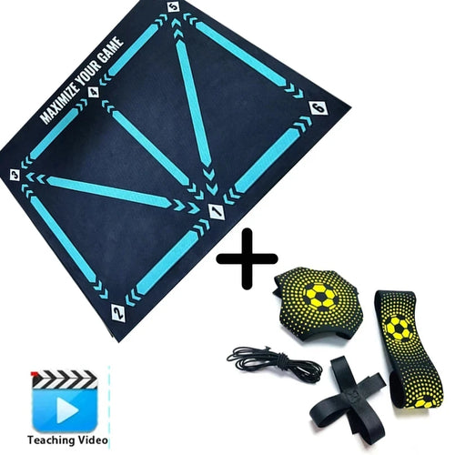 90cm Football Training Mat Durable Non Slip Foldable Kids Adults