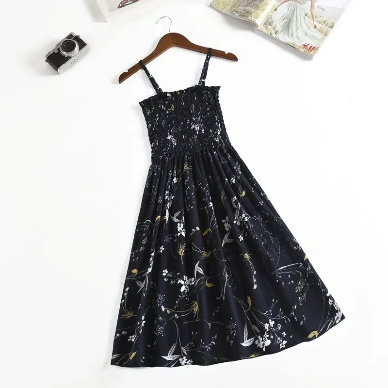 Summer Chiffon Camisole Sleeveless Dress Women Mini Dresses Fashion