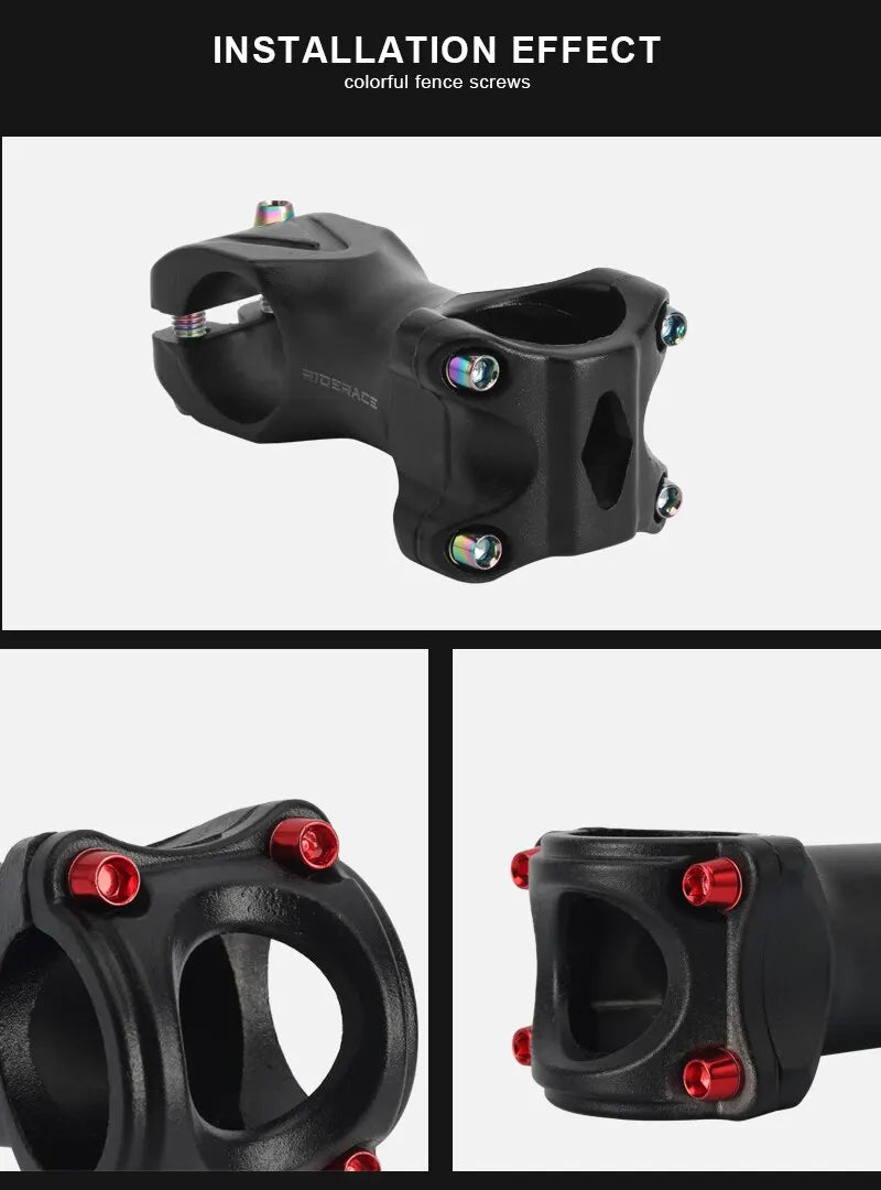 Bicycle Handlebar Screws M5 18MM 6 PCS/SET Titanium Plated Colorful